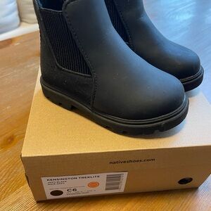 Native Shoes Kensington Treklite Kids Boots - Jet Black